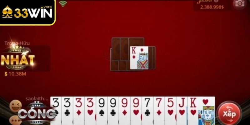 Các tổ hợp bài tiến lên miền nam 33Win