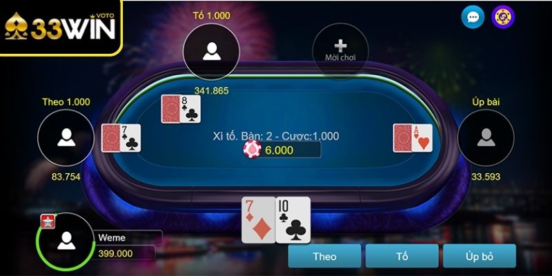 Giới thiệu sơ lược về xì tố 33Win